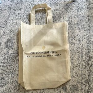 Intercontinental Tote Bag in Beige